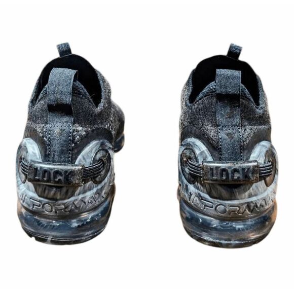NIKE Air VaporMax 2020 Flyknit 'Black Dark Grey' Running Shoes Size 10 - Picture 5 of 9